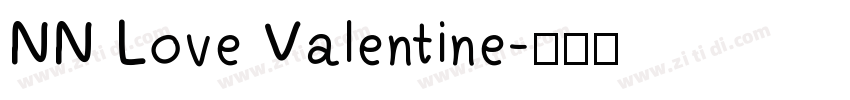 NN Love Valentine字体转换